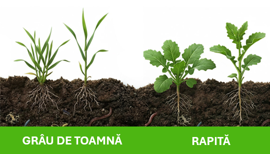 Fertilizați la timp grâul și rapița de toamnă!